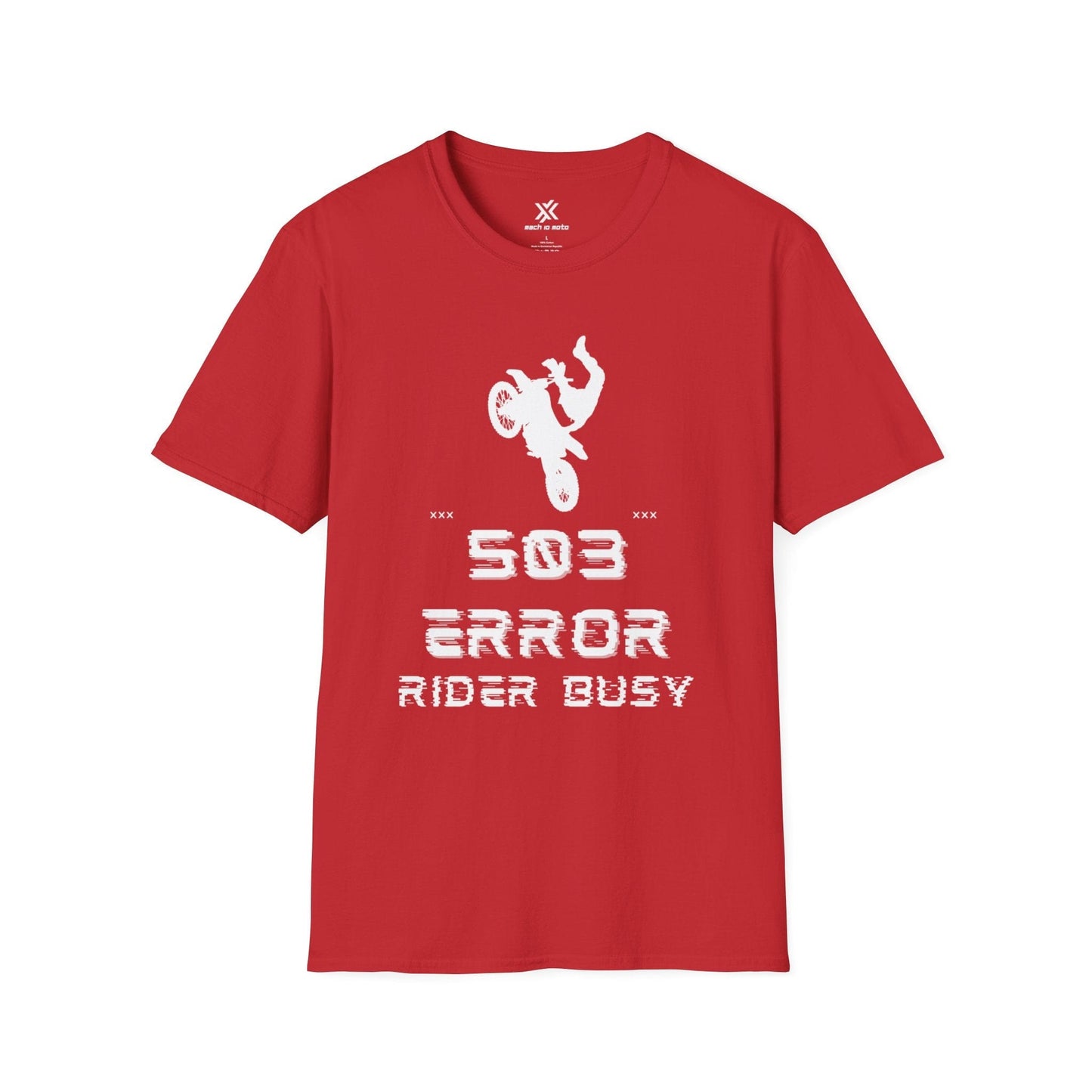 T-Shirt Red / S Moto Stun Error 503 T-Shirt