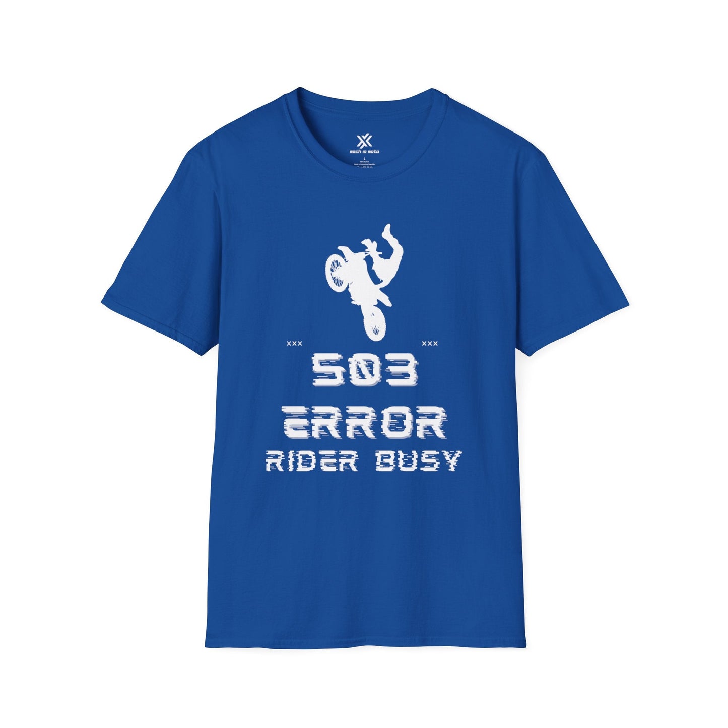 T-Shirt Royal / S Moto Stun Error 503 T-Shirt