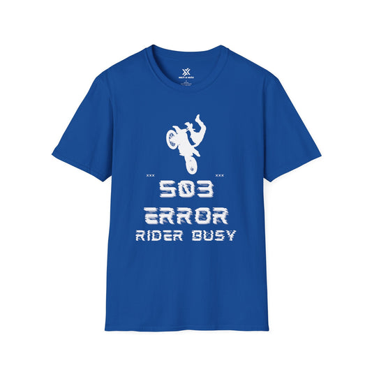 T-Shirt Royal / S Moto Stun Error 503 T-Shirt