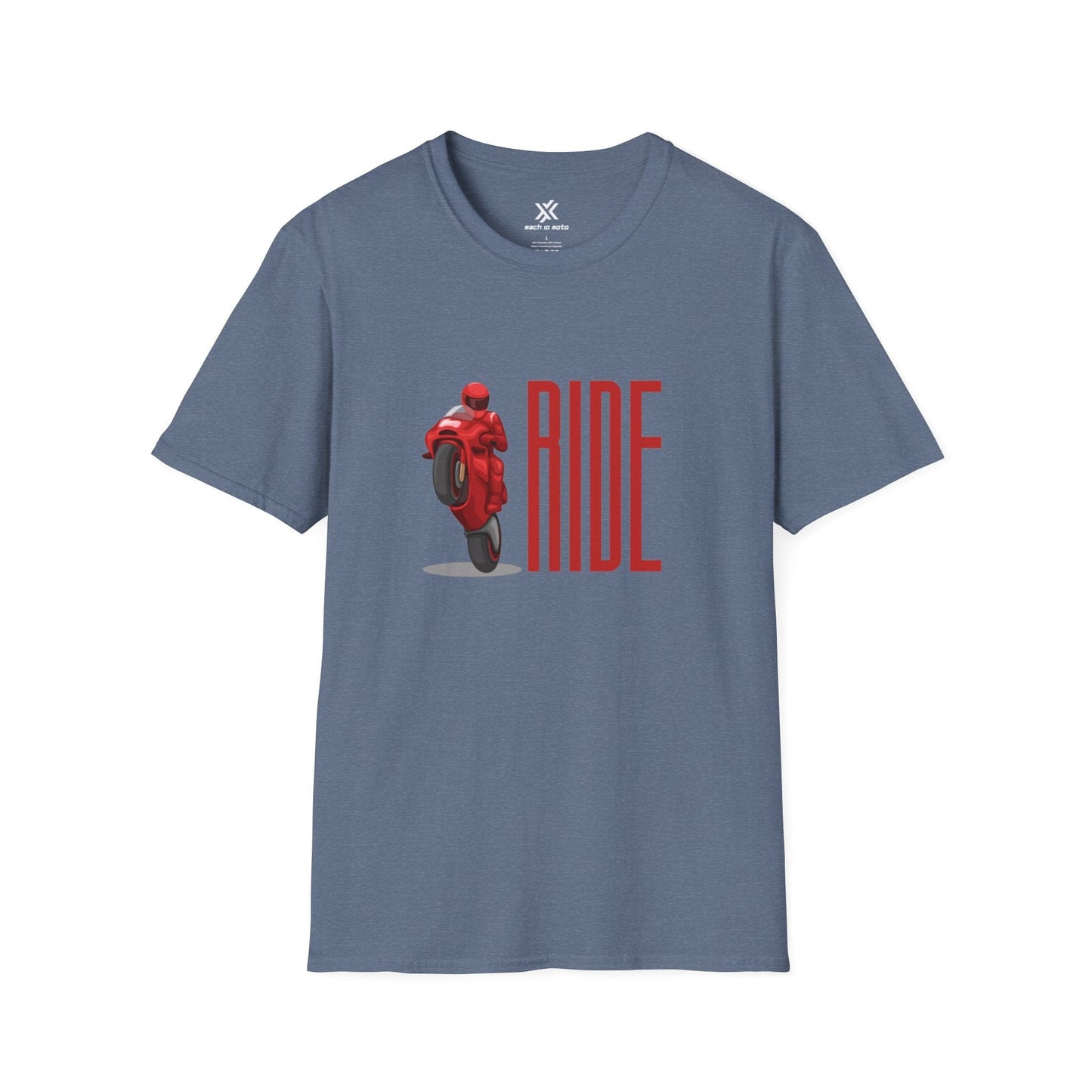 T-Shirt Heather Indigo / S Red Ride T-Shirt