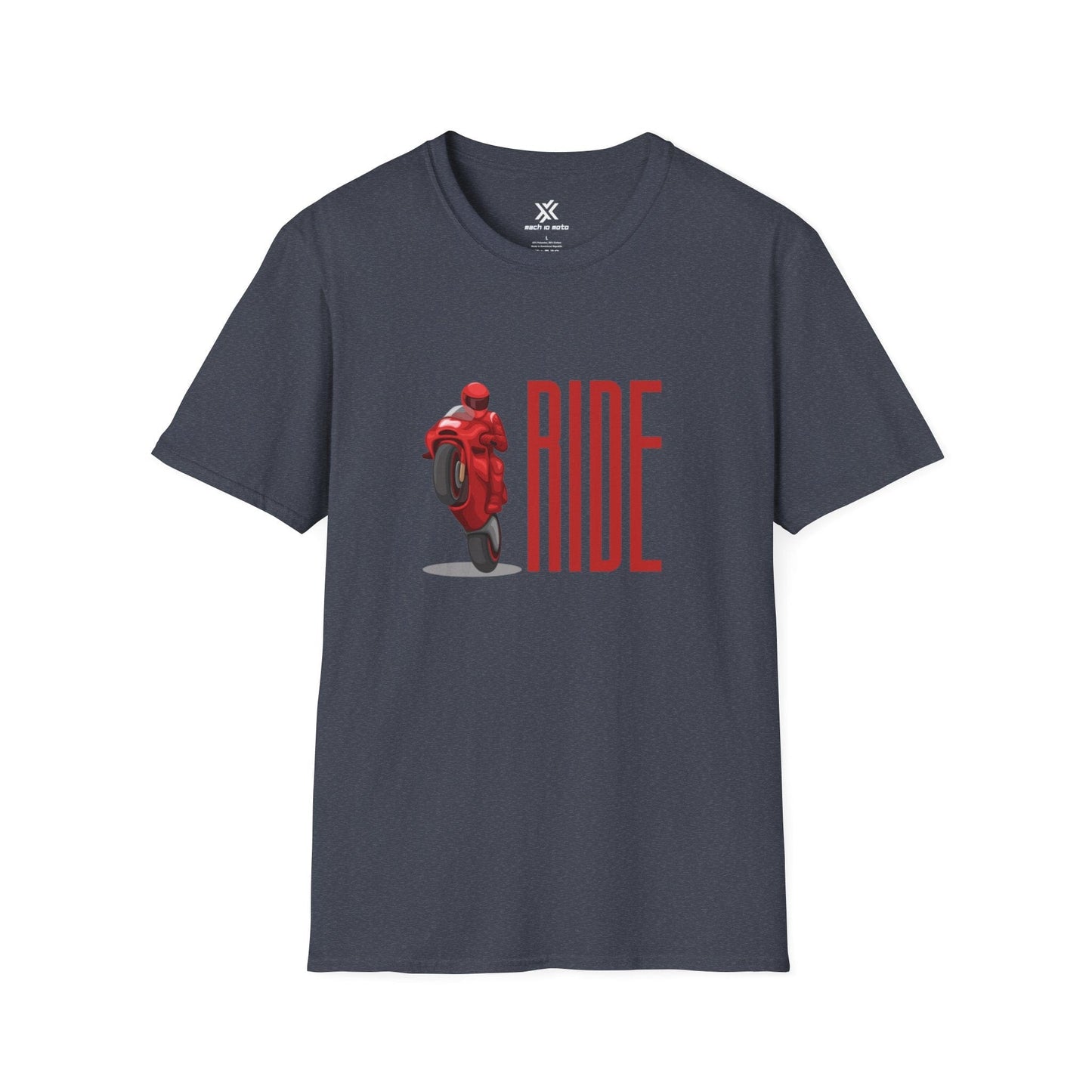 T-Shirt Heather Navy / S Red Ride T-Shirt