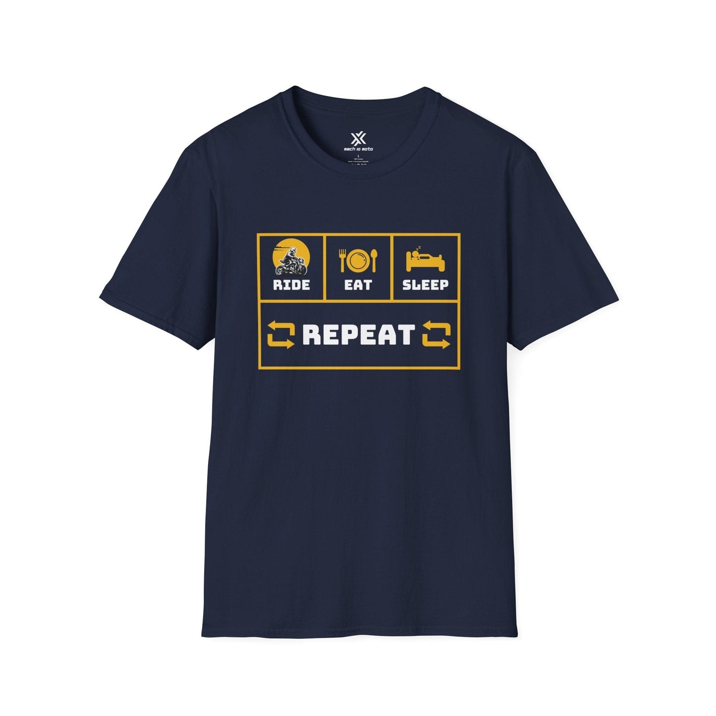 T-Shirt Navy / S Ride Refuel Recharge T-Shirt