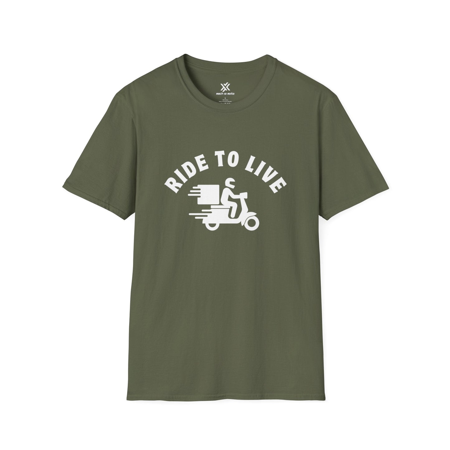 T-Shirt Military Green / S Ride To Live T-Shirt