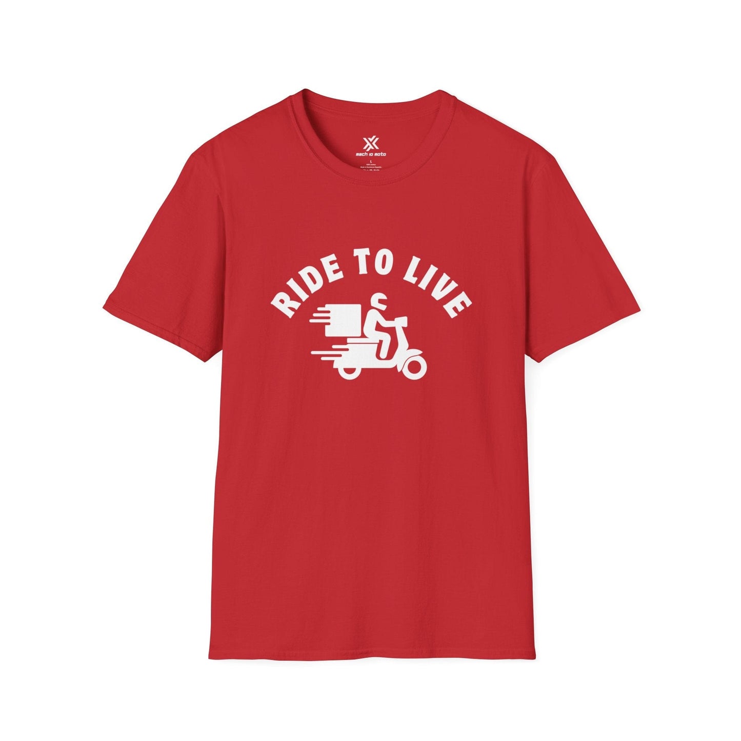 T-Shirt Red / S Ride To Live T-Shirt