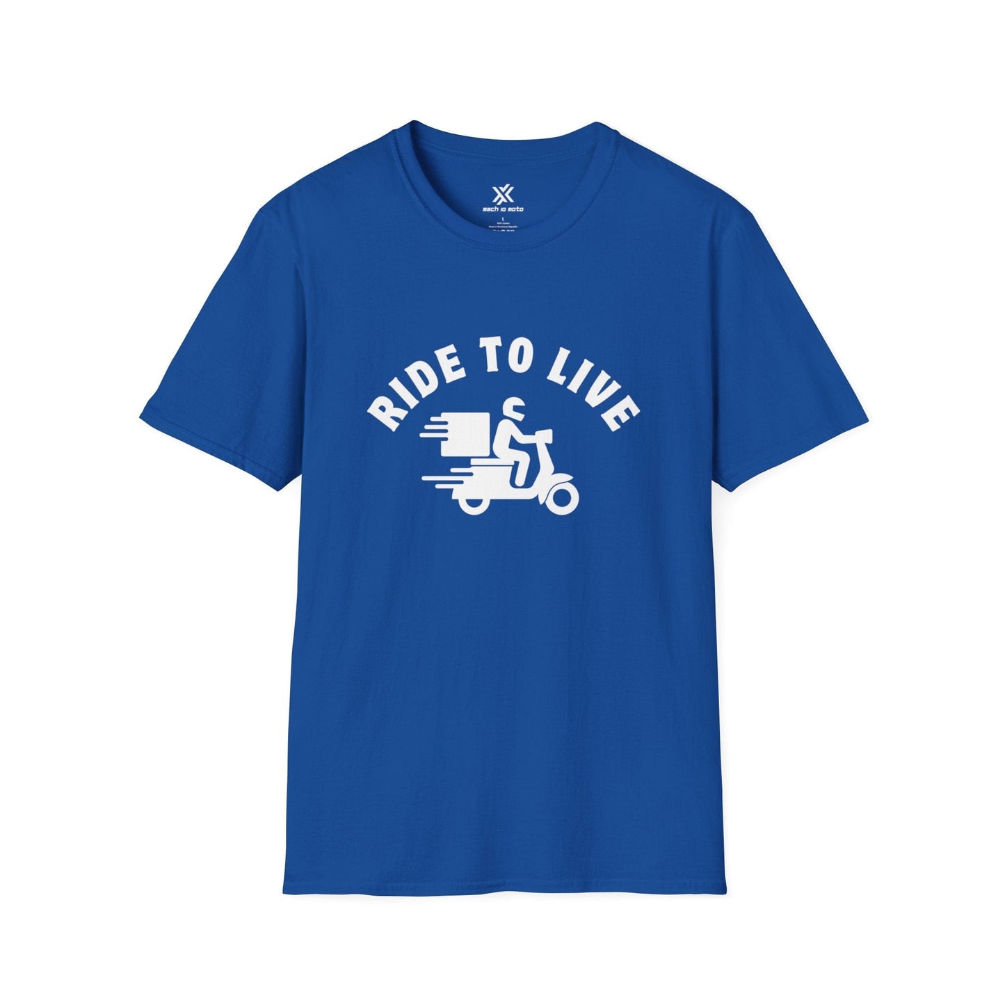 T-Shirt Royal / S Ride To Live T-Shirt