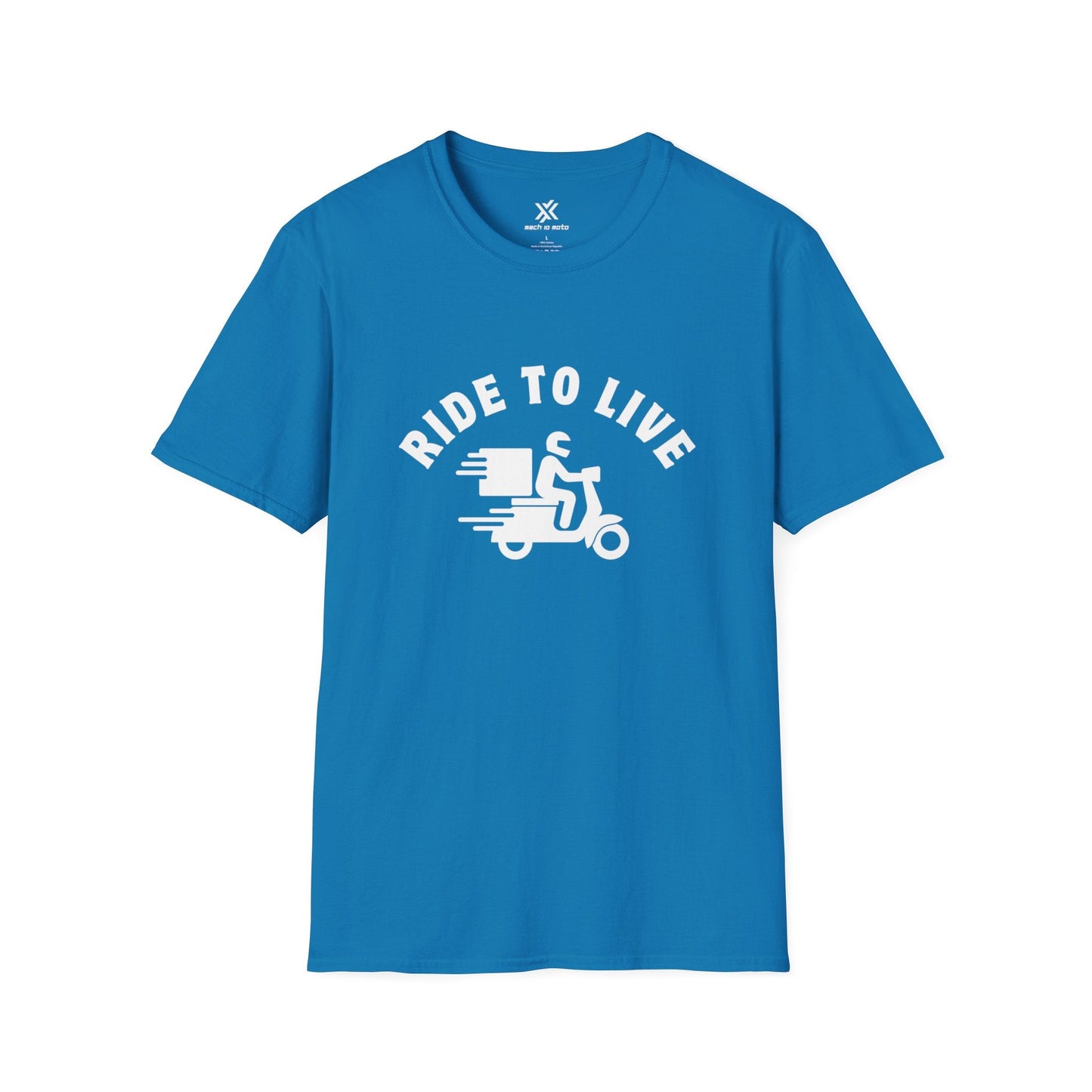 T-Shirt Sapphire / S Ride To Live T-Shirt