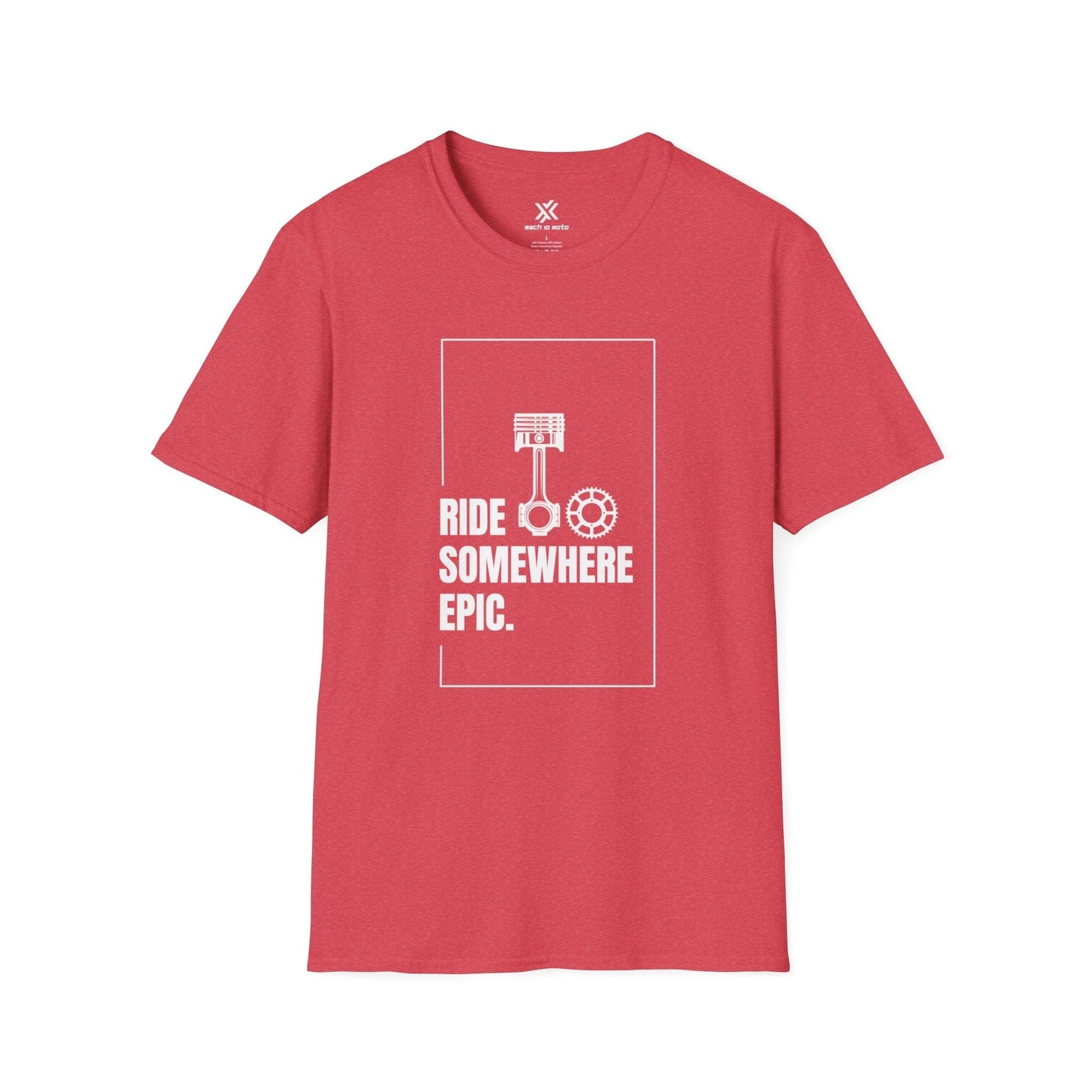 T-Shirt Heather Red / S Ride To Somewhere Epic T-Shirt