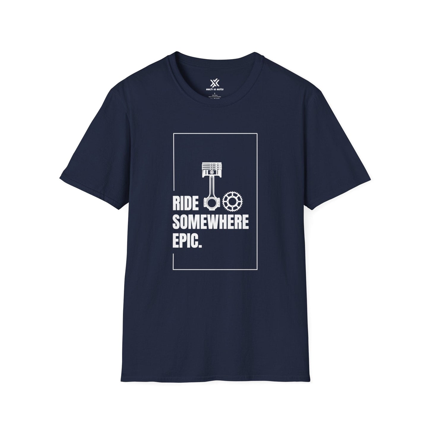 T-Shirt Navy / S Ride To Somewhere Epic T-Shirt