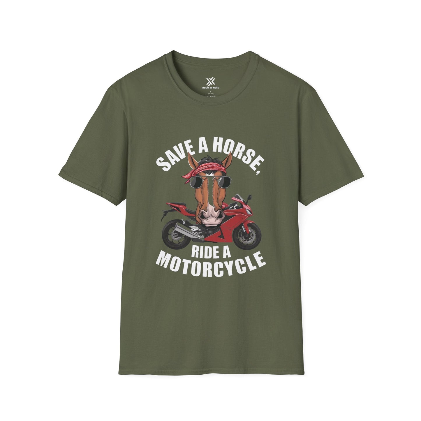 T-Shirt Military Green / S Save a horse eeha T-Shirt