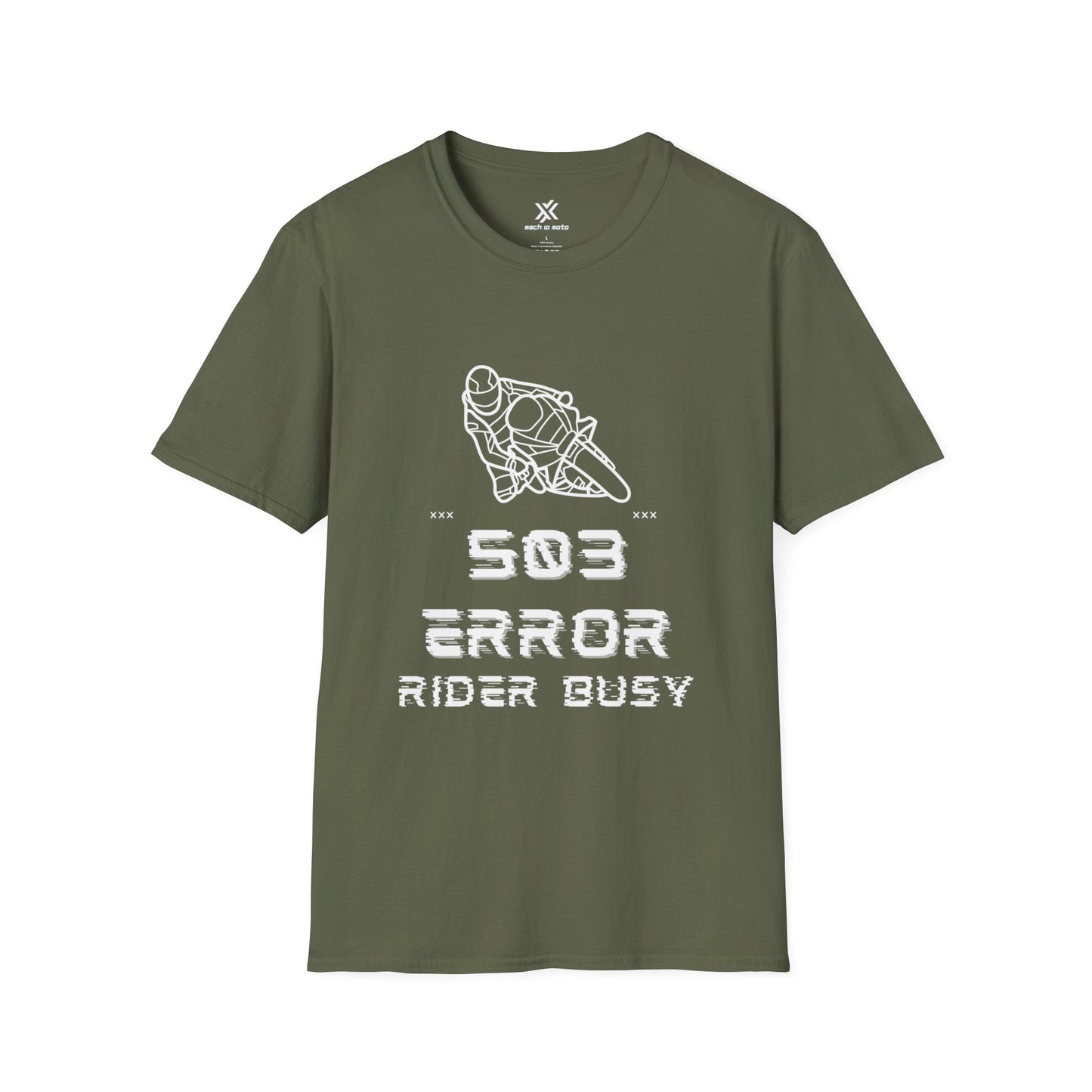 T-Shirt Military Green / S SBK Rider Error 503 T-Shirt