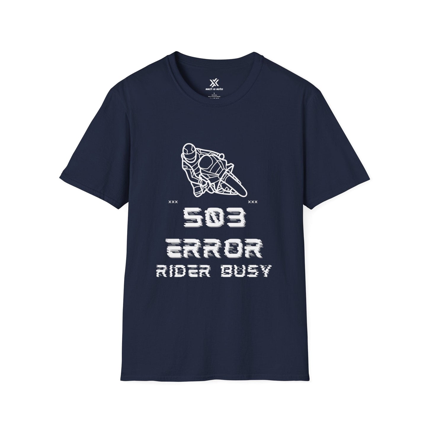 T-Shirt Navy / S SBK Rider Error 503 T-Shirt