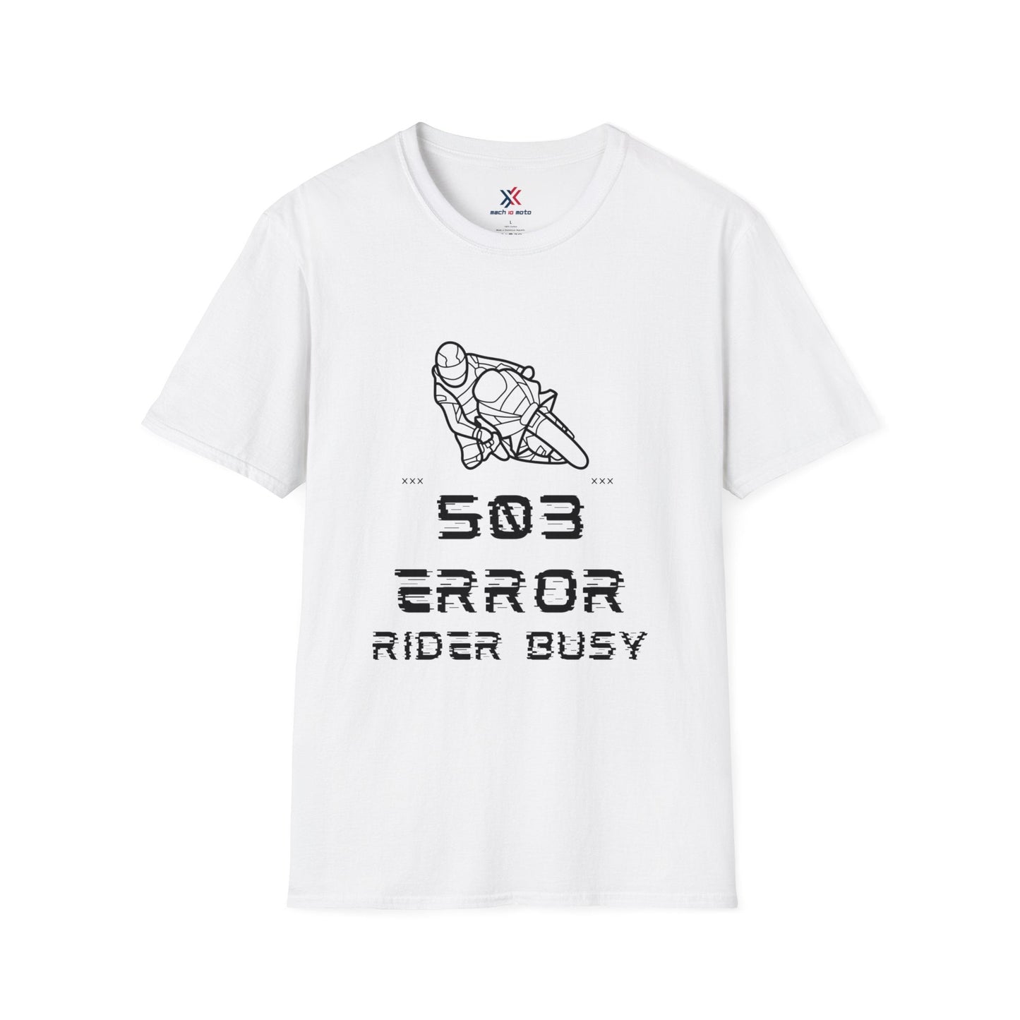 T-Shirt White / S SBK Rider Error 503 T-Shirt