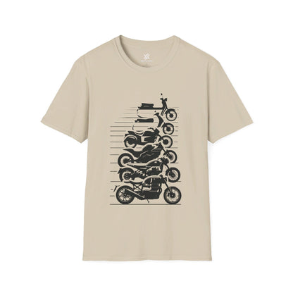 T-Shirt Sand / S Scooters & Motos T-Shirt