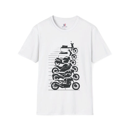 T-Shirt White / S Scooters & Motos T-Shirt