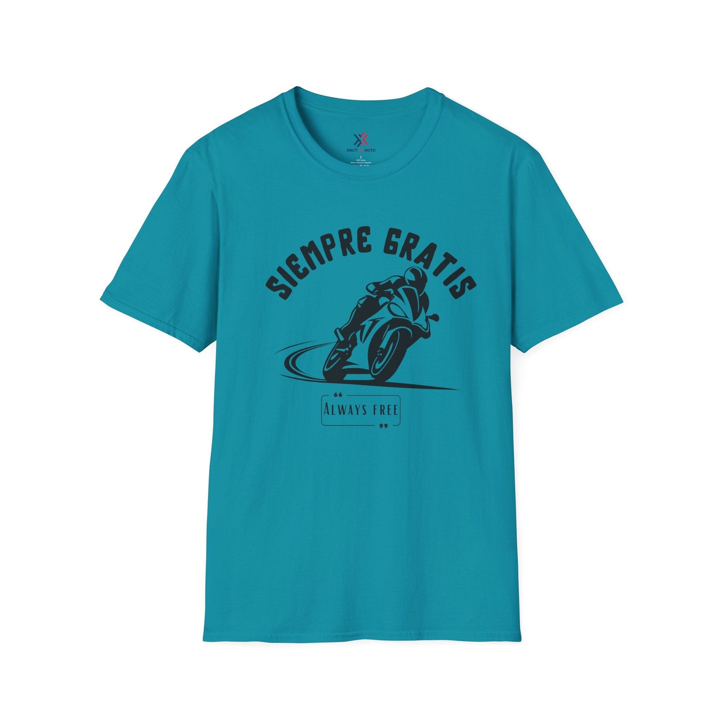 T-Shirt Tropical Blue / S Siempre Gratis Always Free T-Shirt