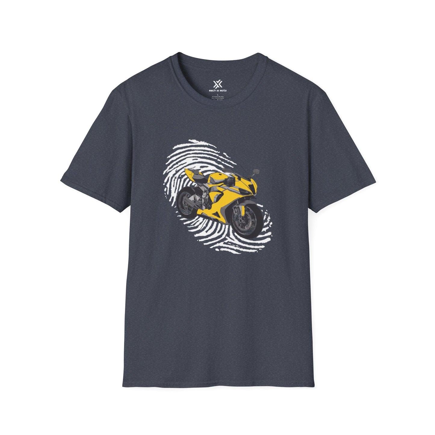 T-Shirt Heather Navy / S Speed print T-Shirt