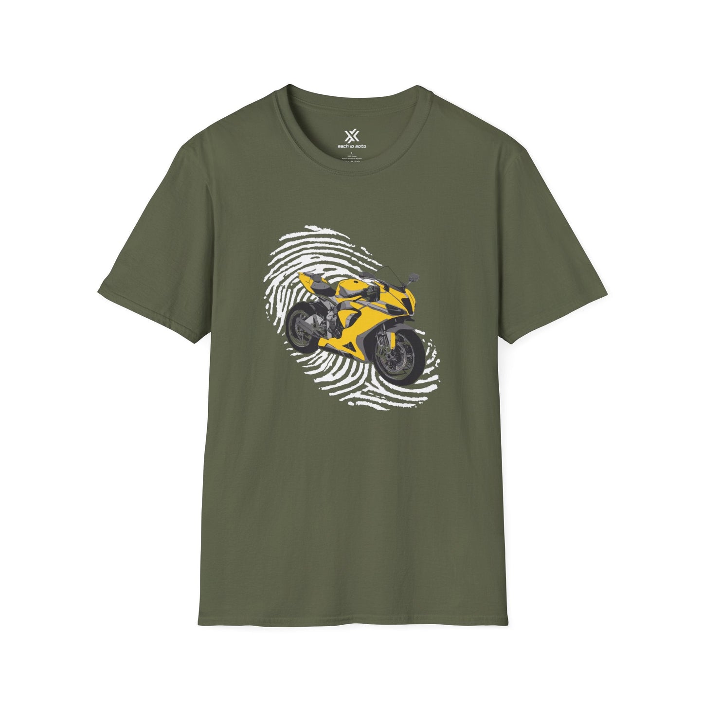 T-Shirt Military Green / S Speed print T-Shirt