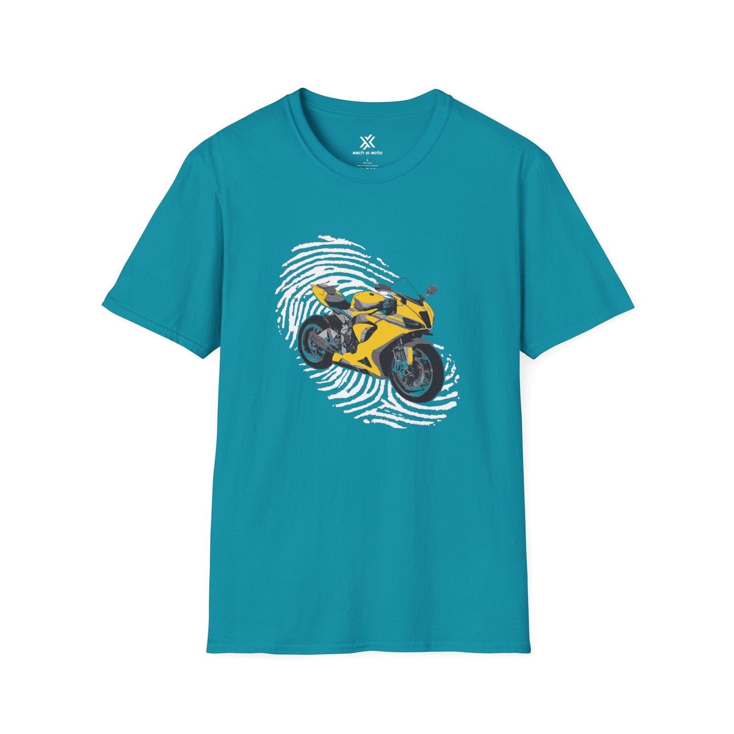 T-Shirt Tropical Blue / S Speed print T-Shirt