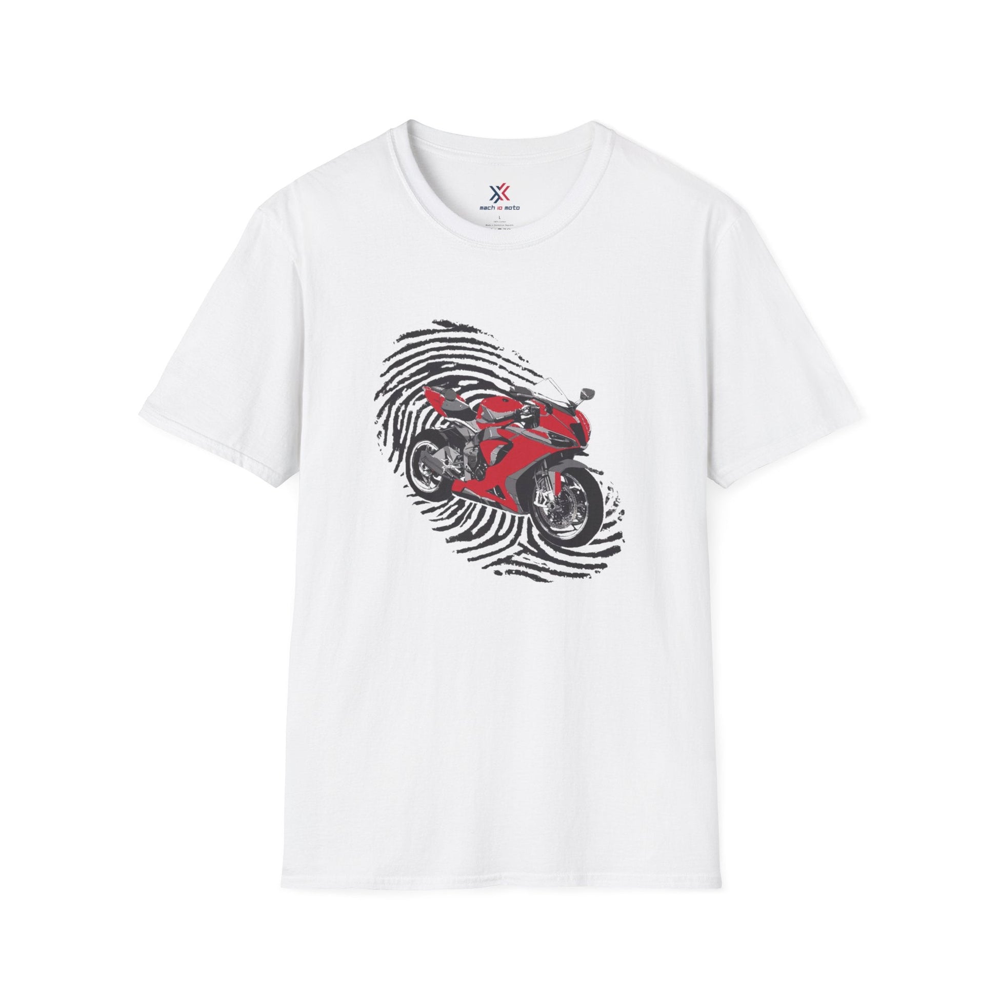 T-Shirt White / S Speed print T-Shirt