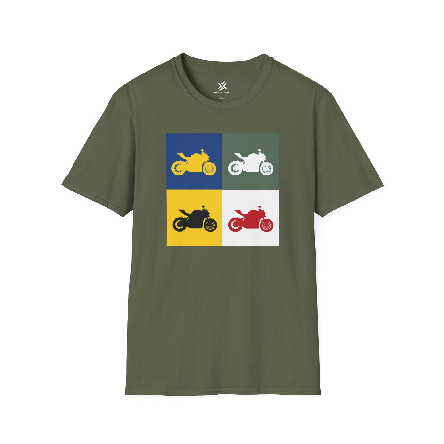 T-Shirt Military Green / S Street Mosaic T-Shirt