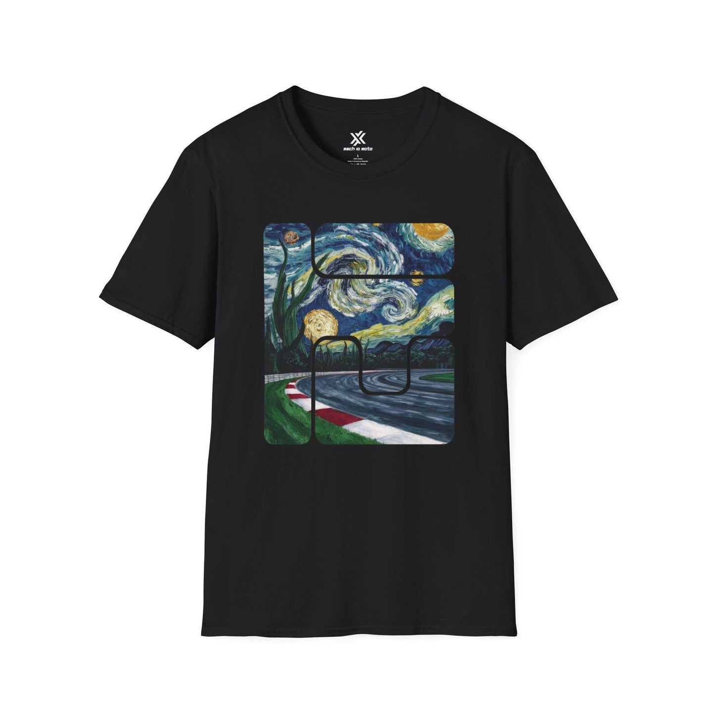 T-Shirt Black / S Track Art T-Shirt