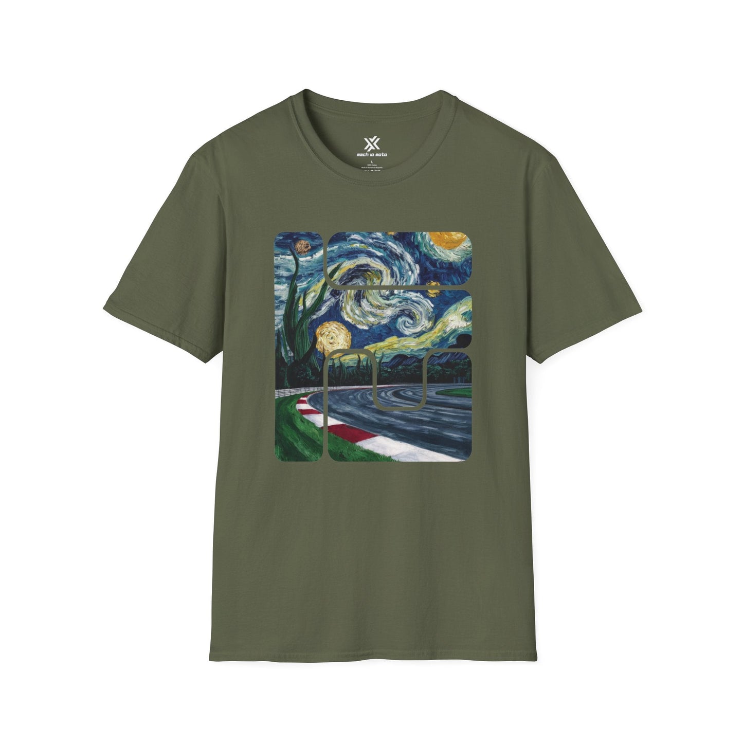 T-Shirt Military Green / S Track Art T-Shirt