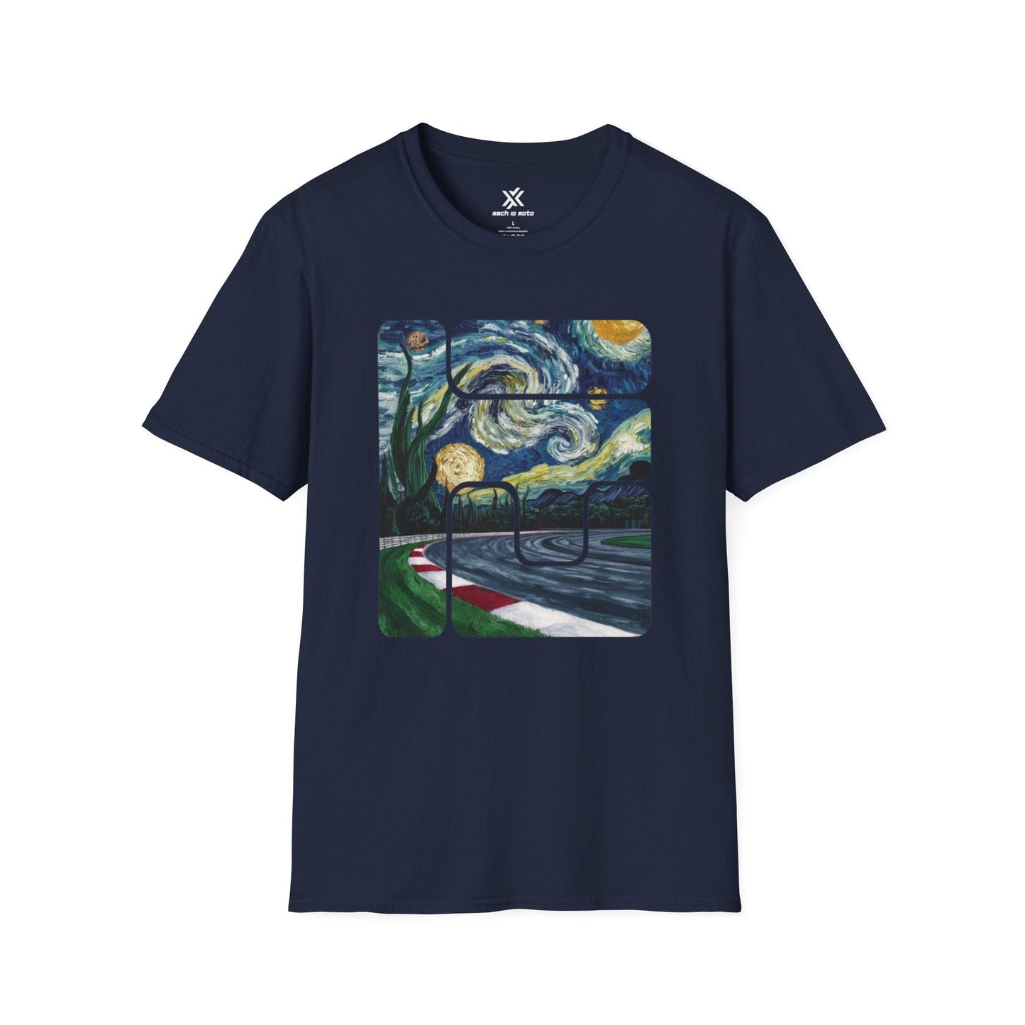 T-Shirt Navy / S Track Art T-Shirt