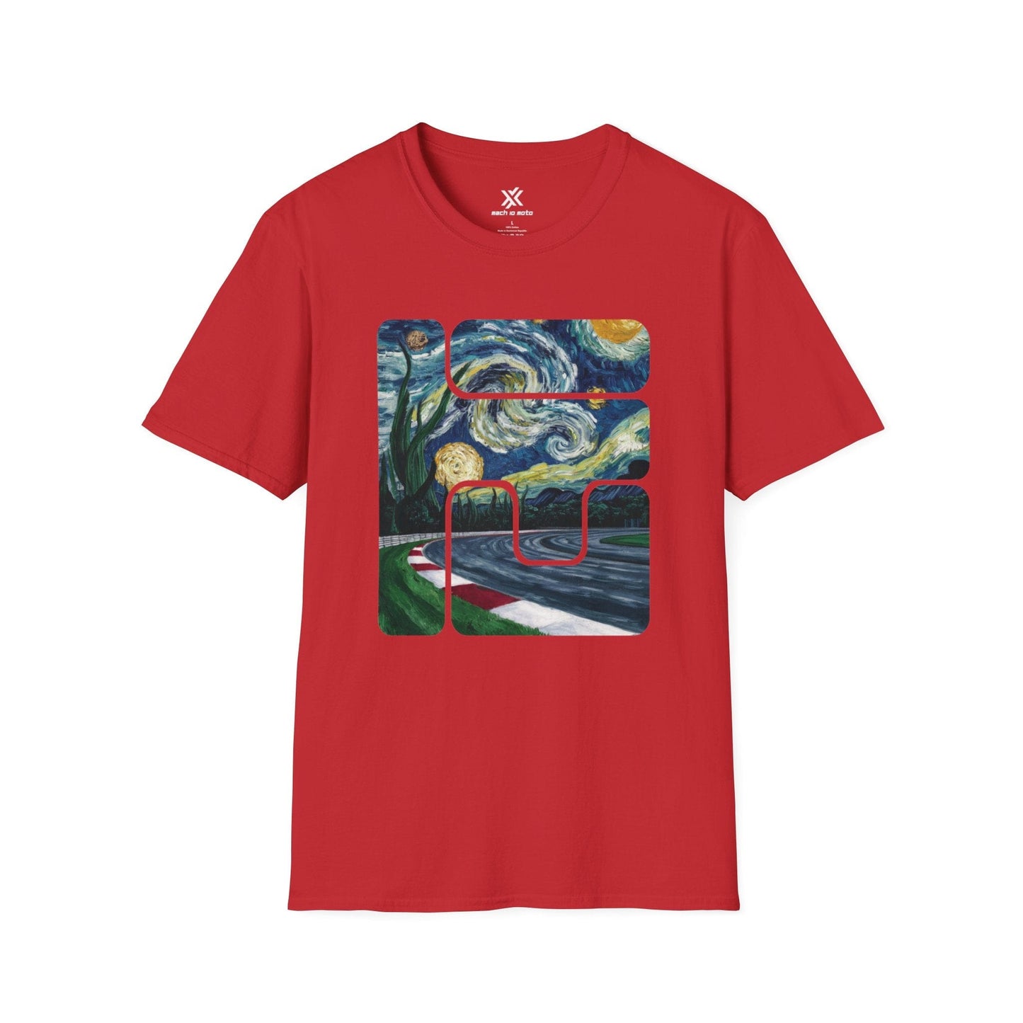 T-Shirt Red / S Track Art T-Shirt