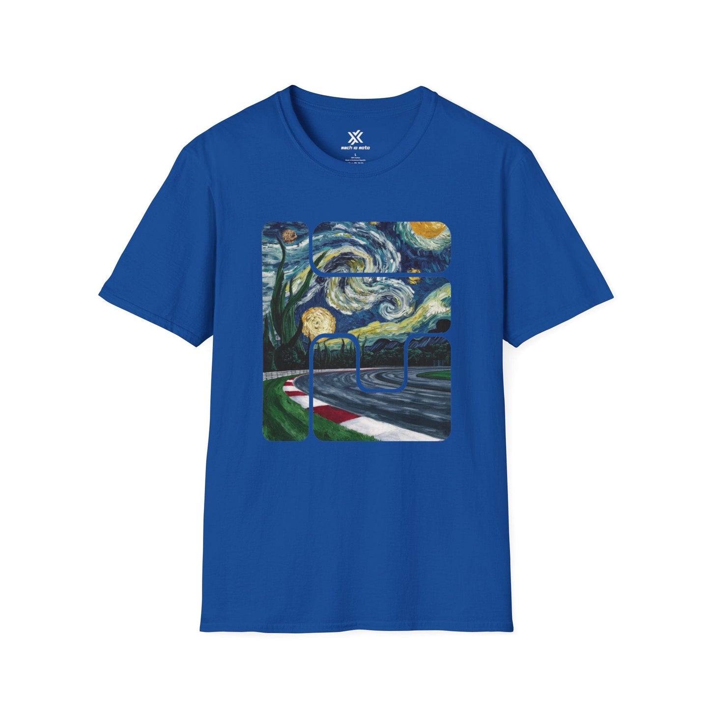 T-Shirt Royal / S Track Art T-Shirt