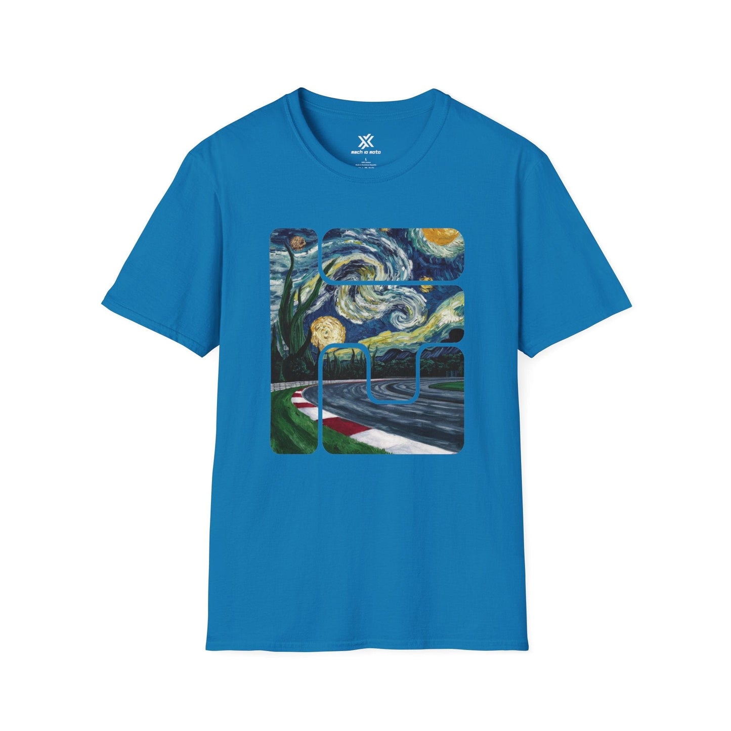 T-Shirt Sapphire / S Track Art T-Shirt