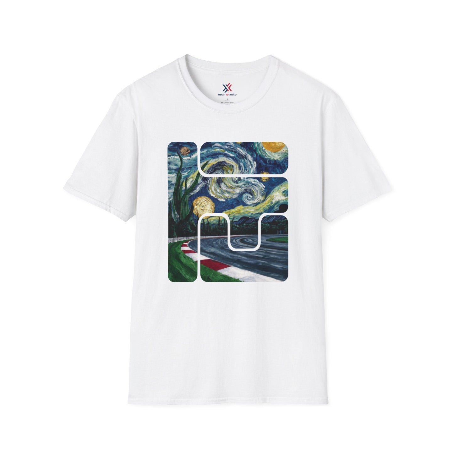 T-Shirt White / S Track Art T-Shirt