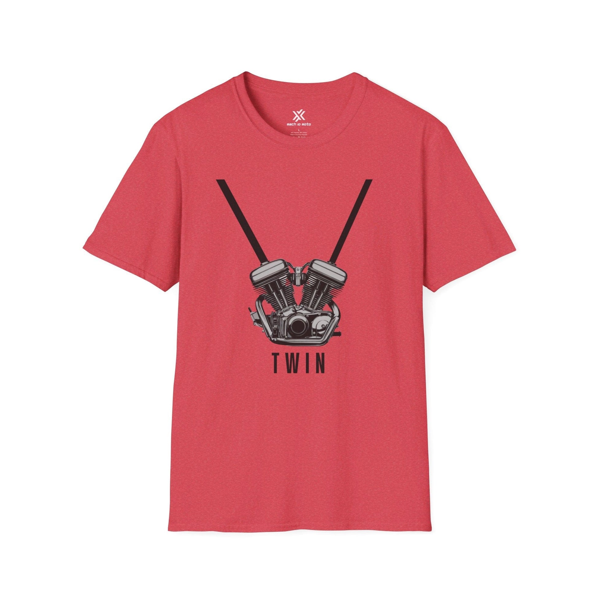 T-Shirt Heather Red / S V-Twin T-Shirt